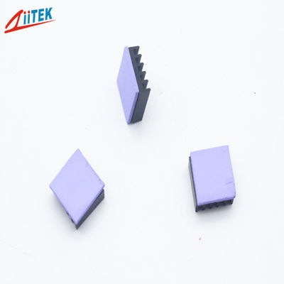 Bề mặt dính cao nhận ra con dấu pcb / CPU / dẫn silicone 2W tím dẫn nhiệt pad-50 đến 200 ℃