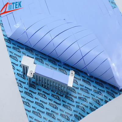 professional Good thermal conductive Available in varies thicknesses silicone sheets for CPU,4.5mmT,2.0 g/cc