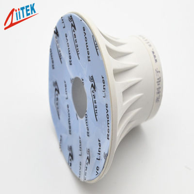 màu xanh 5.0 W / mK siêu mềm Nhiệt Khoảng Cách Filler TIF100-50-05E với Lớp Phủ Dính Silicone tấm Cao Su-50 đến 200 &amp; # 8451;