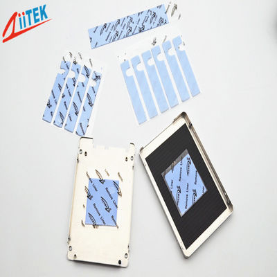 siêu mềm dính tự nhiên 2.0 W/mK Chất độn khe hở nhiệt màu xanh lam TIF100-20-05U Tấm cao su silicon -40 đến 160℃