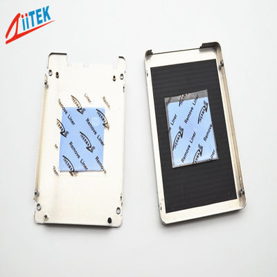 siêu mềm dính tự nhiên 2.0 W/mK Chất độn khe hở nhiệt màu xanh lam TIF100-20-05U Tấm cao su silicon -40 đến 160℃