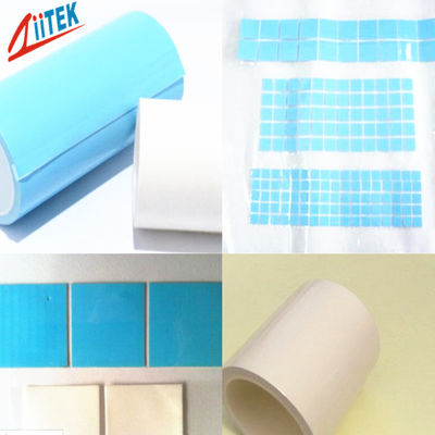 Băng keo chịu nhiệt có nhiệt độ thấp màu xanh để liên kết tản nhiệt 10 "x 400" Kích cỡ 0,8 W / mK