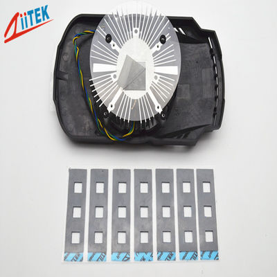 Đèn LED Lit Tấm dẫn nhiệt silicon 5.0W/MK, Tấm cao su tản nhiệt màu xám -50 đến 200oC