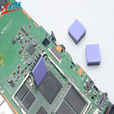 Bề mặt dính cao nhận ra con dấu pcb / CPU / dẫn silicone 2W tím dẫn nhiệt pad-50 đến 200 ℃