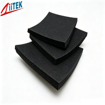 Vật liệu tạo bọt silicone đen chịu nhiệt độ cao cho thiết bị liên lạc