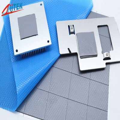 Tấm tản nhiệt màu xám có độ dẫn nhiệt 15,0W/mK và độ đàn hồi linh hoạt cho giải pháp làm mát điện tử